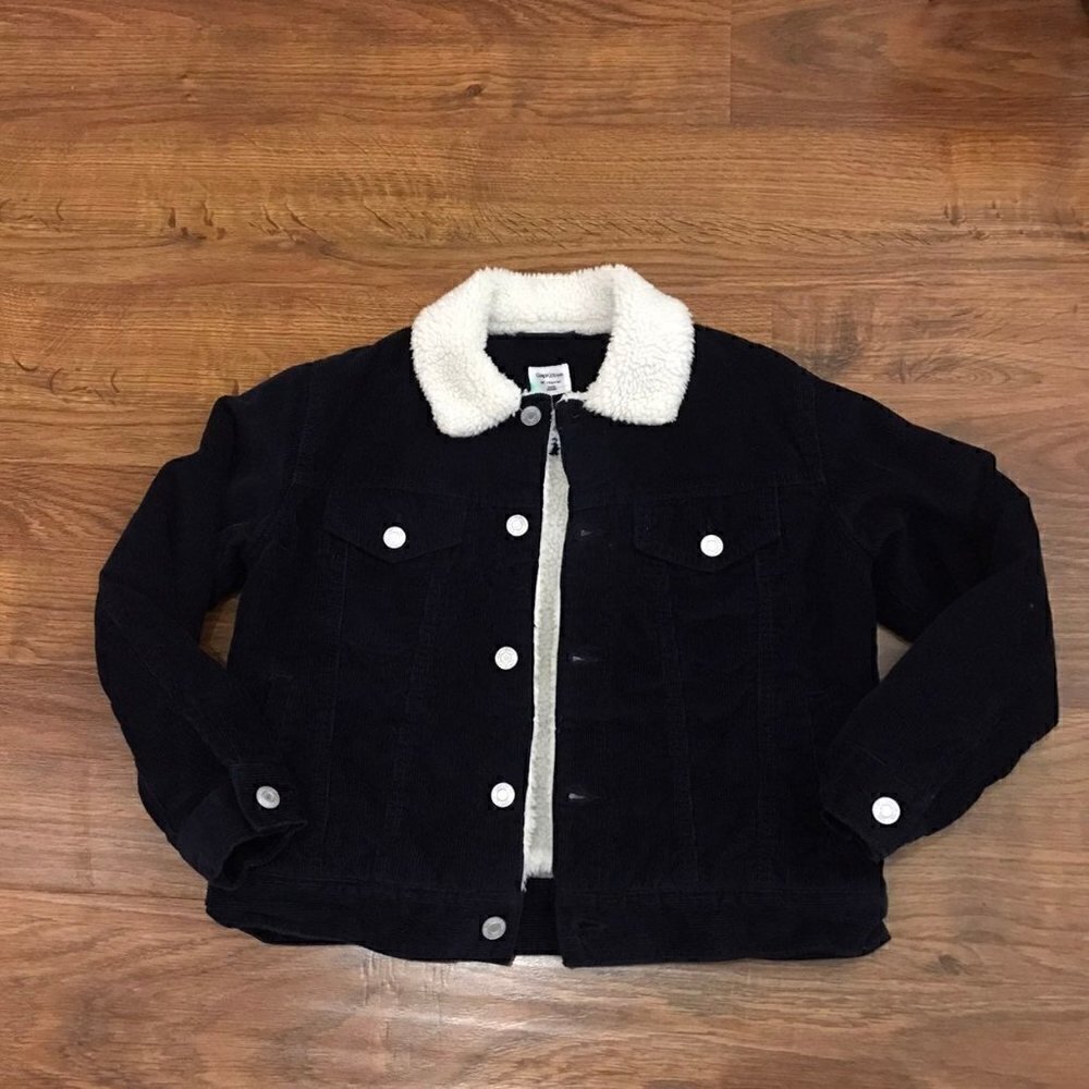 Gap Kids corduroy sherpa jacket M
